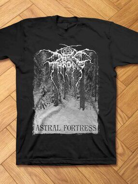 Darkthrone Astral Fortress Graphic Tee Black Metal Shirt
